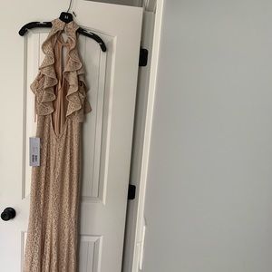 Jovani off the shoulder lace